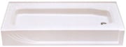 Better Bath&reg; 54&quot; x 28&quot; White Heavy Gauge ABS Shower Pan