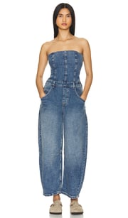x We The Free Je Suis Pret Barrel Jumpsuit