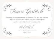 Elegant Remembrance | Memorial & Sympathy Cards
