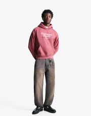 Balloon-fit baggy jeans
