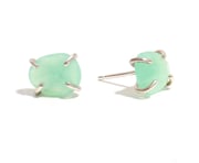 Chrysoprase Stud Earrings