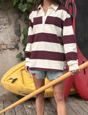 Ivy League Pullover | Harvard Stripe