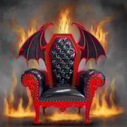 El DIablo Gothic Throne Chair