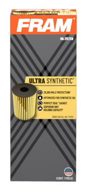 FRAM Ultra Synthetic Oil Filter, XG10855, 20K mile Filter for Hyundai and Kia Vehicles