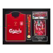 Steven Gerrard Signed Shirt - Framed