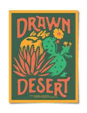 Drawn to the Desert Poster