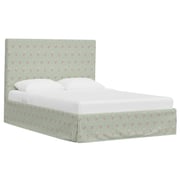 Violet Slipcovered Bed Frame