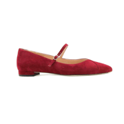 Gutsy Garnet Suede Mary Jane Forever Flat