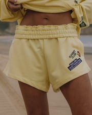 Embroidered Super Shorts - Lemonade + Summer Detail