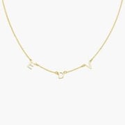 Pixie Name Necklace - Gold Plated
