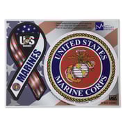 Marines 2 In 1 Ribbon And Seal Magnet