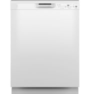 GE® ENERGY STAR® Front Control with Plastic Interior Dishwasher with Sanitize Cycle & Dry Boost|^|GDF550PGRWW