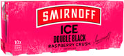 Smirnoff Ice Double Black Raspberry 6.5% Can 375mL 10pk