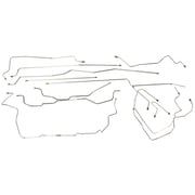 1995-98 Chevrolet GMC Truck 4WD 1500 Std Ext Cab Long Or Short Bed Brake Line Kit 14pc, Stainless