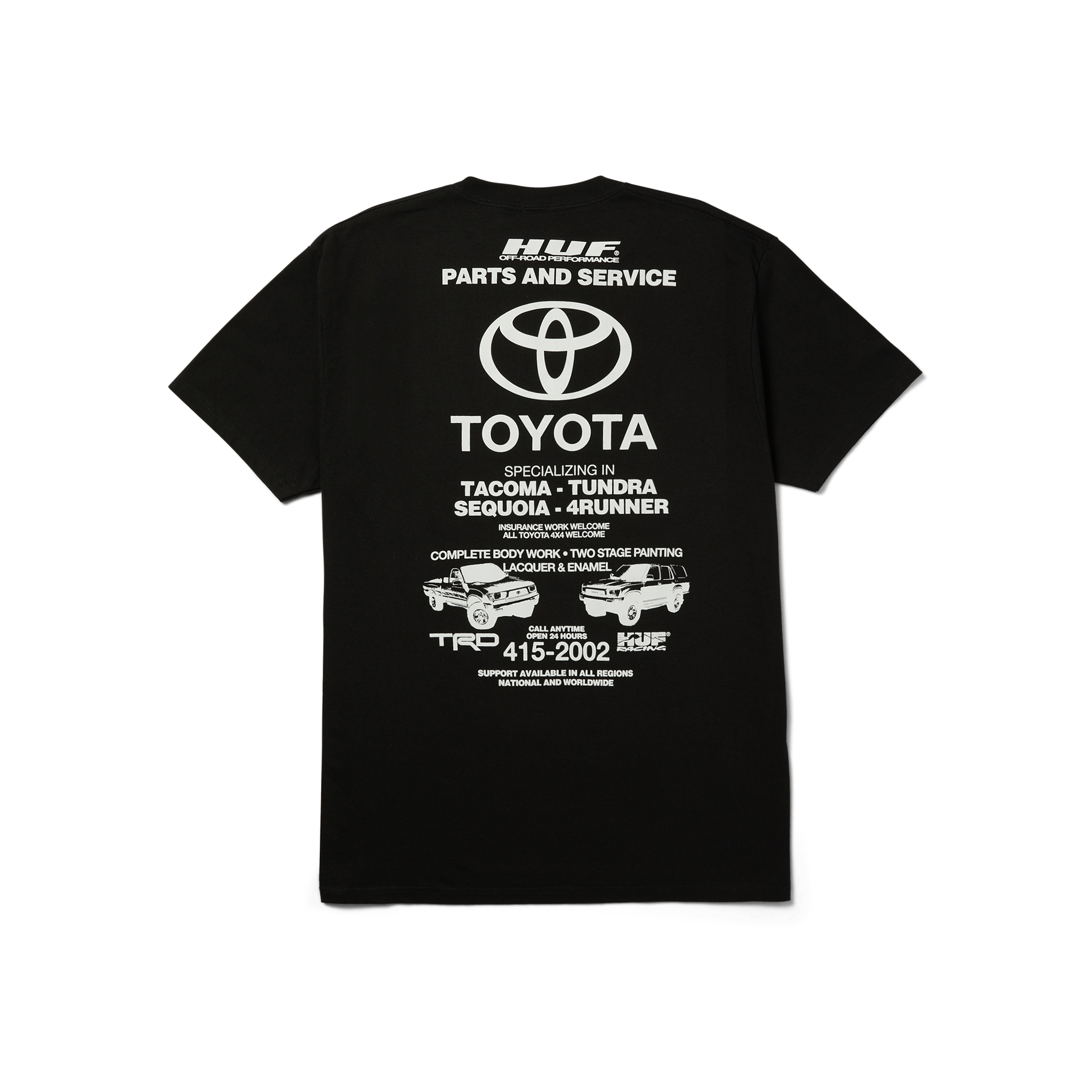HUF x Toyota TRD Service Department T-Shirt
