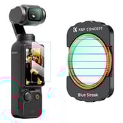 DJI Osmo Pocket 3 Magnetic Blue Streak Filter Anamorphic Flare Special Effects Lens Filter Multi-Coated / HD Optical Glass / Gimbal