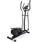Maxkare Magnetic Elliptical Machine with 14 Resistance Levels, Indoor Stationary Exercise Machine for Home Office, Support up to 286lbs, Black