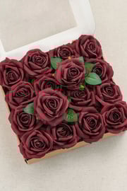 3.5" Silk Vendela Rose with Stem - 12 Styles