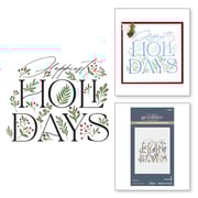Happiest  Holidays Registration Press Plate Set from the City Holiday Collection by Yana Smakula