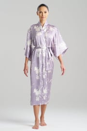 Lily Printed Satin Icon Robe