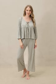 Green Gingham Women’s Sleep Set