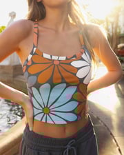 Luna Floral Longline Bra