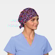 Cherry Bliss- Pixie Surgical Scrub Hat