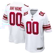 Men's Nike White New York Giants Custom Game Jersey