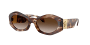 VERSACE VE4466U Havana - Women Luxury Sunglasses, Brown Gradient Lens