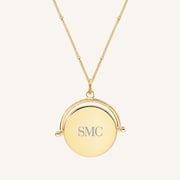 Etch Pendant Necklace