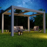 EROMMY 10x13 Smart Electric Pergola with Movable Louvers