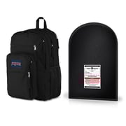 TuffyPacks JanSport Student Backpack + Level IIIA Bulletproof Armor Plate Package