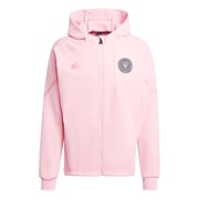 Men's Inter Miami CF adidas Pink 2024 Anthem Travel Raglan Sleeve Full-Zip Jacket