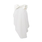 IVORY PRISCILLA BOW VEIL