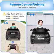 Ride On Car Licensed Land Rover w/Parent Remote Control Black