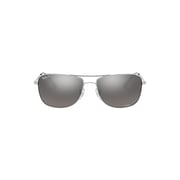Ray-Ban Sunglasses Unisex Rb3543 Chromance - Silver Frame Silver Lenses Polarized 59-16