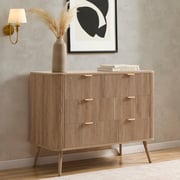 Hattie 3 Drawer Large Chest - Light Wood