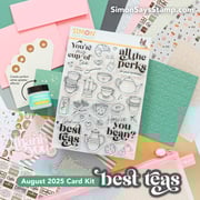 PREORDER Simon Says Stamp Card Kit of the Month August 2025 Best-Teas ck0825