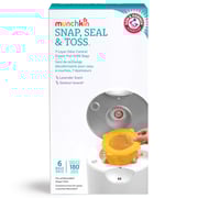 Arm & Hammer™ Snap, Seal & Toss Diaper Pail Bag Refills, 6pk