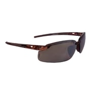 Radians Crossfire ES5 Premium Safety Eyewear Crystal Brown Frame with HD Brown Mirror Lens (29117)