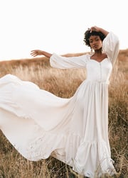Lorna Impact Dress in Cream