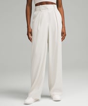 Pleat-Front High-Rise Trouser 