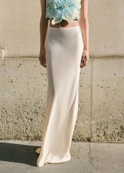 Satin maxi-skirt - Women | MANGO USA