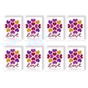 USPS HEARTS BLOSSOM LOVE 2019 Forever Stamps - Sheet of 20 Postage Stamps
