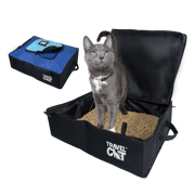 "The Porta-Pawty" Travel Litter Box - Portable Bathroom for Cats