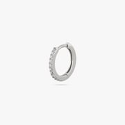 Small Pavé Huggie