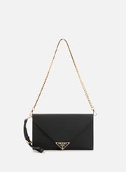 Black Leather clutch 