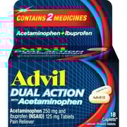 Advil Dual Action with Acetaminophen, 18 CT