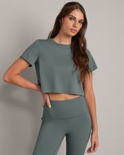 Serene Cropped Short Sleeve