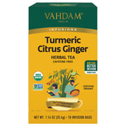 Turmeric Citrus Ginger Herbal Tea 18 Count